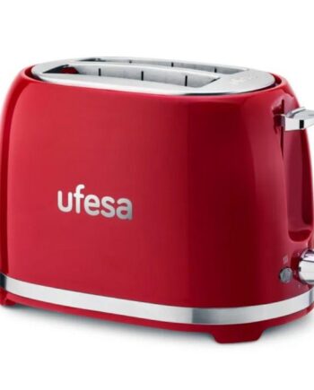 Brødrister Ufesa Classic Rød Sprækker 850