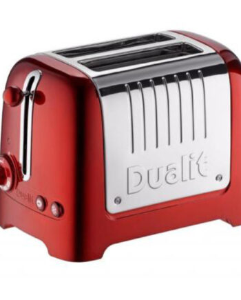 Dualit Lite Brødrister Til Skiver High Gloss Rød
