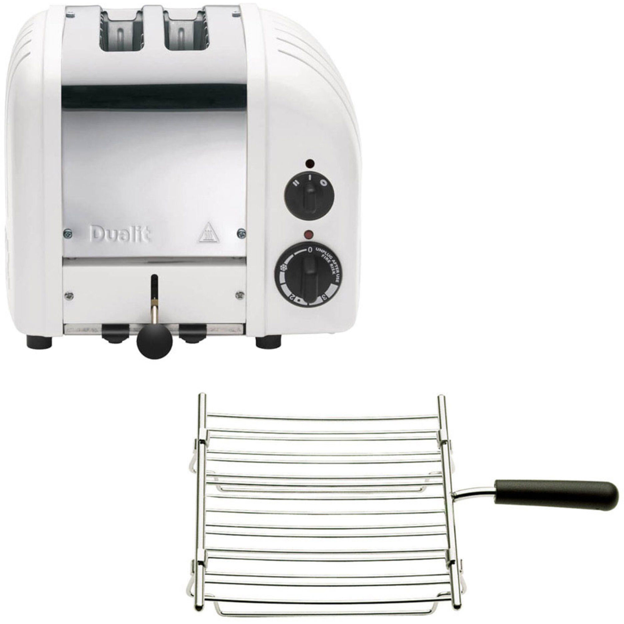 Dualit Brødrister Classic Skiver Med Grillfunktion Hvid