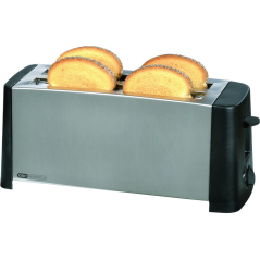 Obh Nordica Design Inox Toaster Brødrister Rustfrit Stål Sort