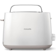 Philips Brødrister Skiver Hd2581 Ampx2013 Bruningsniveauer Bollerist Hvid