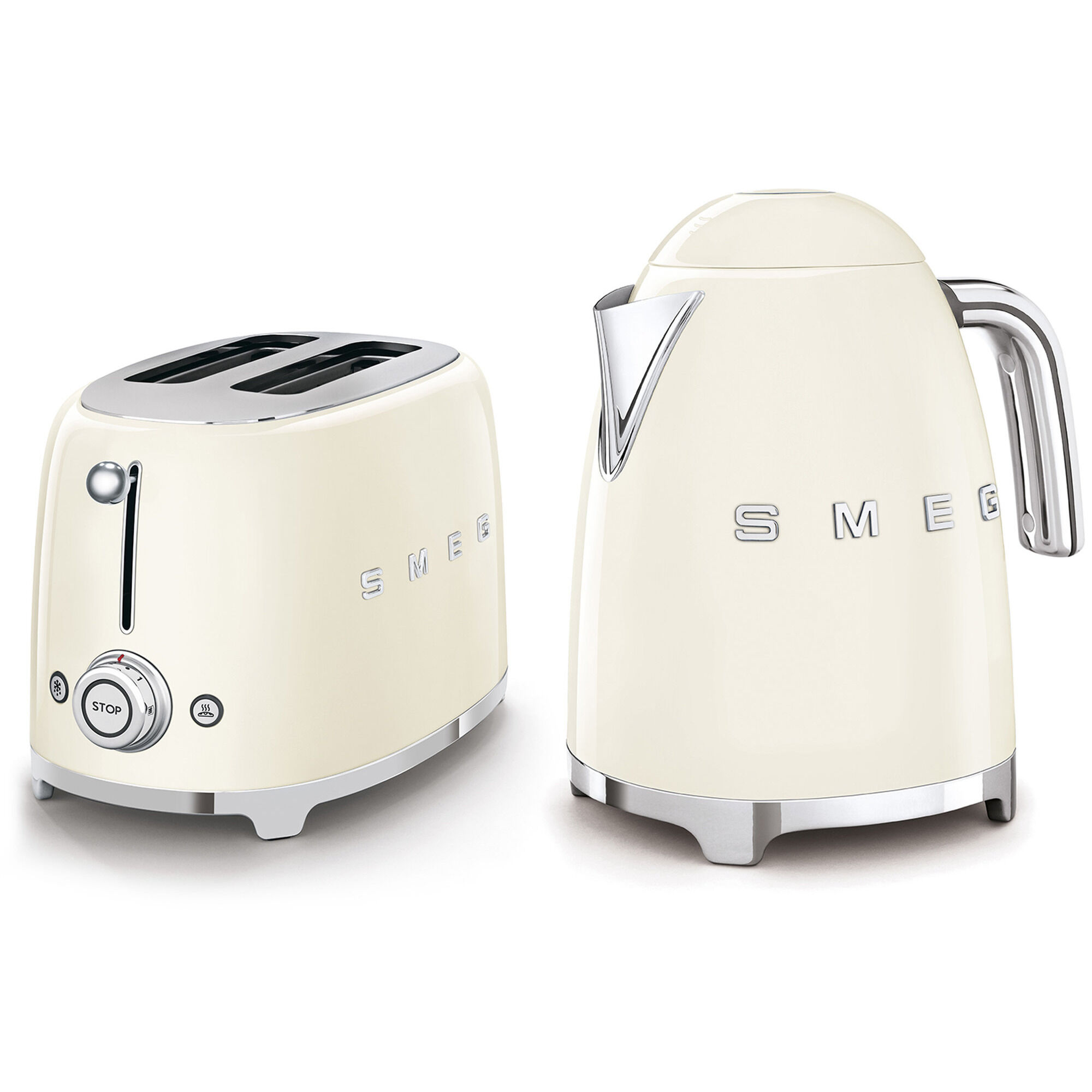 Smeg Pakke: Brødrister Elkedel Creme