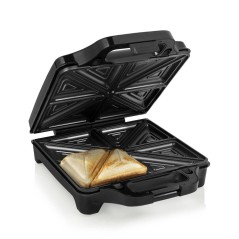 Princess 127006 Sandwichtoaster 1600 Sort Rustfrit Stål