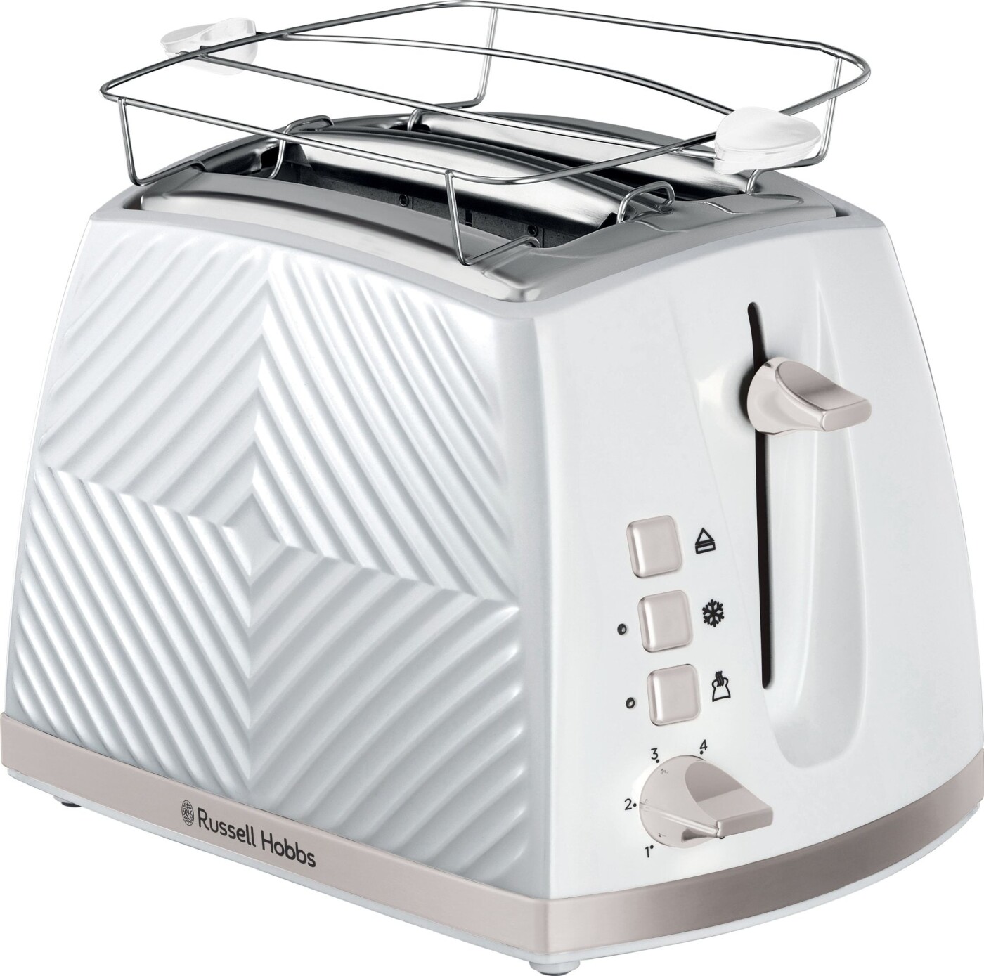 Russell Hobbs Brødrister Groove Hvid