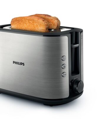 Brødrister Philips Viva Collection Hd2650 Sort Rustfrit Stål