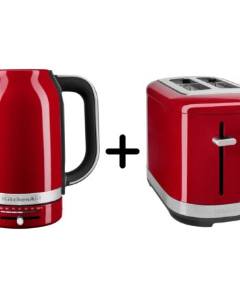 Kitchenaid 5kmt2109 Brødrister  5kek1701 Elkedel Rød