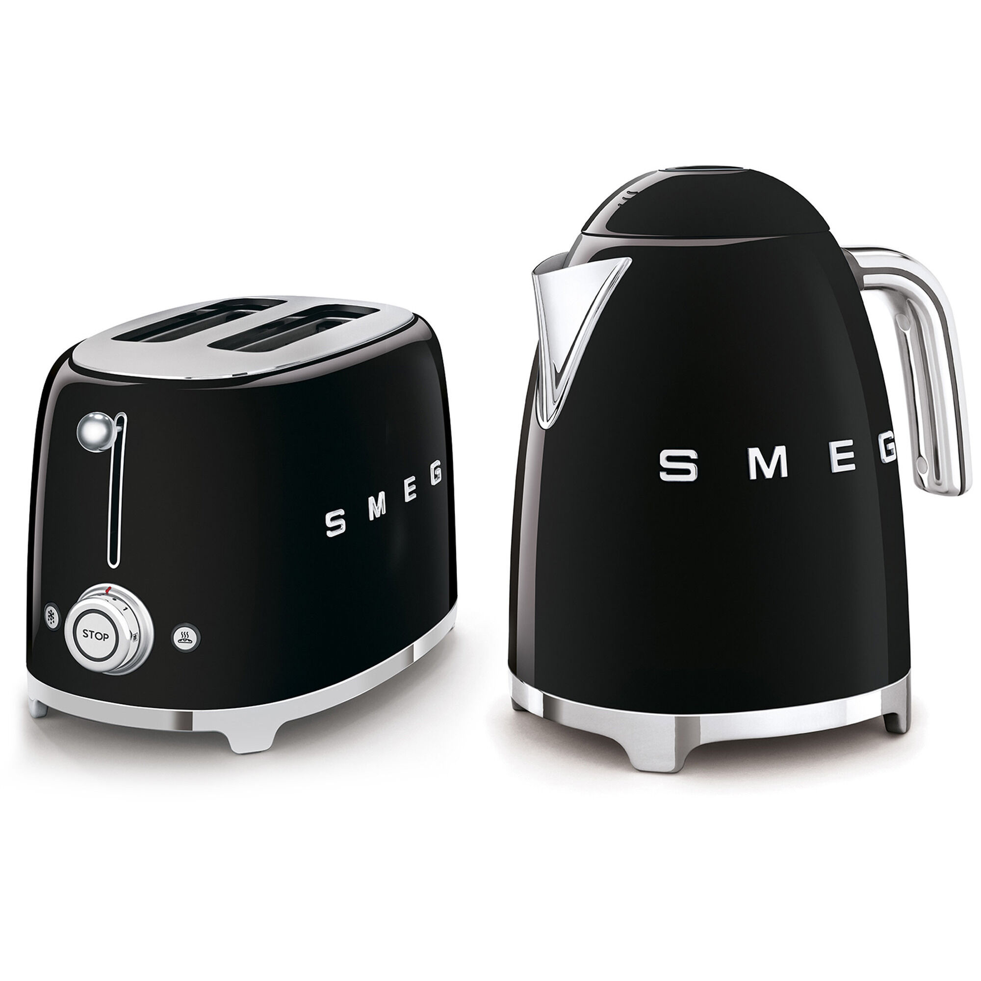 Smeg Pakke: Brødrister Elkedel Sort